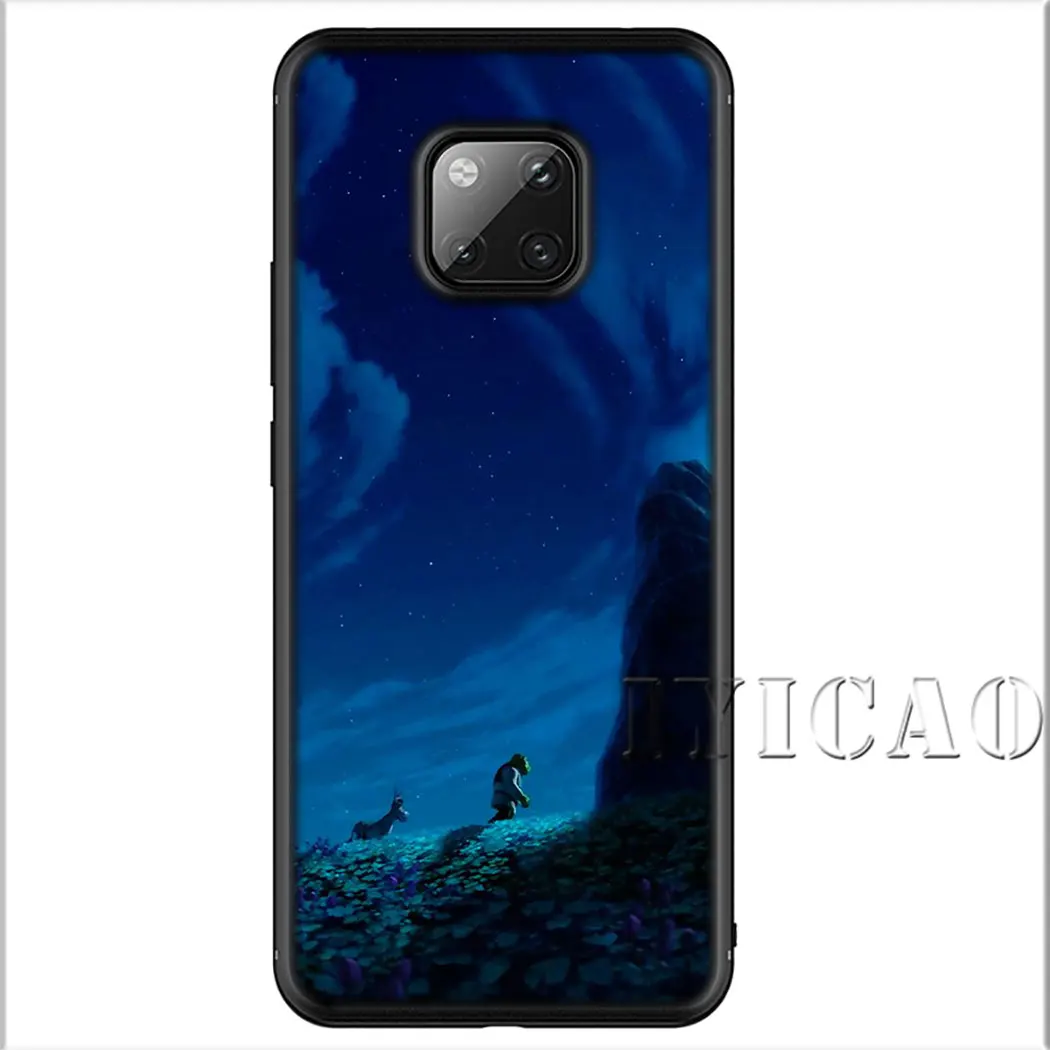 IYICAO Шрек мягкий для huawei Y5 Y6 Y7 Y9 Prime Коврики 10 20 30 Pro Lite Nova 2i 2 3 3i 4 IPad Mini |