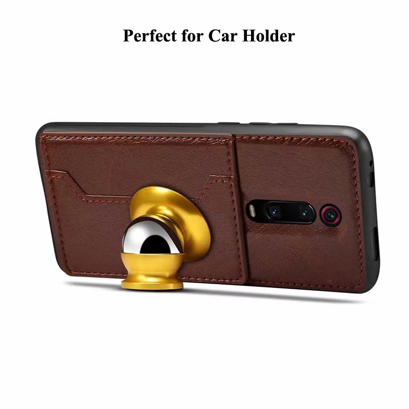 for Xiaomi Mi 9T 9 Lite SE CC9 CC9E A3 8 6X A2 Mix 3 POCOPHONE F1 Redmi K20 Note 8T 7 Pro Case Leather Card Slot Cover Holder | Мобильные