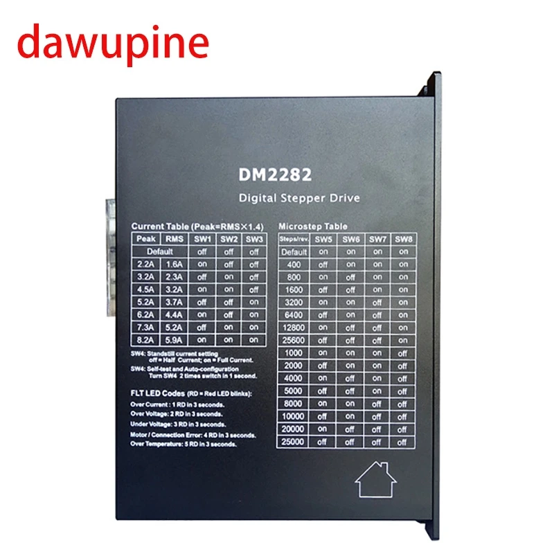 Контроллер шагового двигателя dawupine Leadshine DM2282 двухфазный Цифровой Драйвер 180-240 В