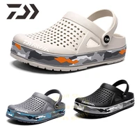 daiwa shoes summer fishing shoes beach sandals camouflage outdoor wading shoes breathable slipper soft water shoes hollow out