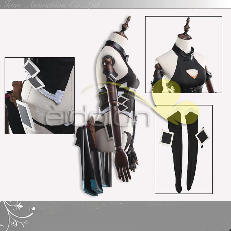 

Hot Game Fate/Grand Order Jack Cosplay Costume Fashion Sexy Black Bikini Unisex Role Play Clothing Custom-Make Any Size