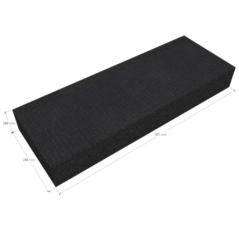 3 pieces 720 x 440 x 90 mm pre-cut sponge, used for packaging of various electronic products
