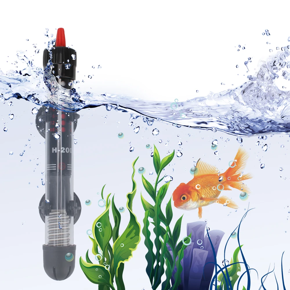 

Aquarium thermostat Fish Tank Water Heating Submersible Heater Adjustable Temperature Heater Rod EU 220v-240v 25W