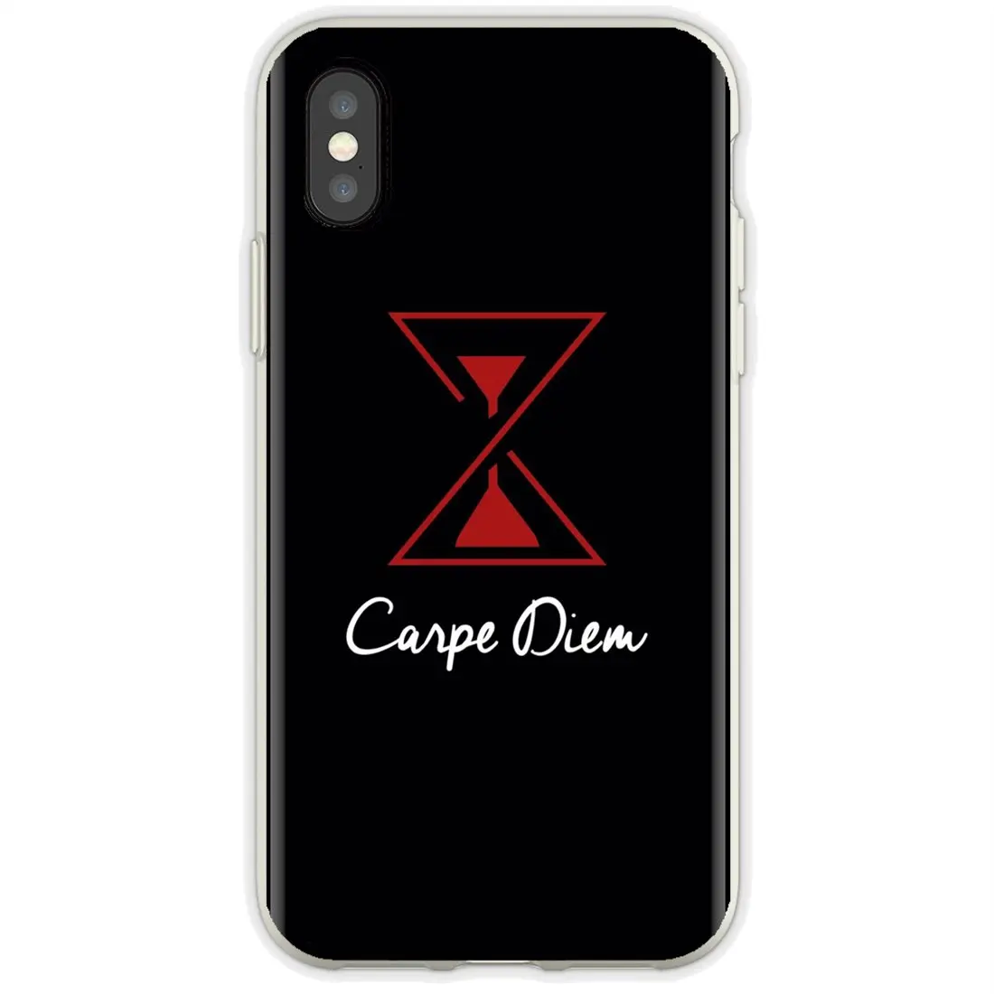 Силиконовый чехол с черно-белым принтом Carpe Diem Art Quote для Nokia X6 2 3 5 6 8 9 230 3310 1 7 Plus 2017