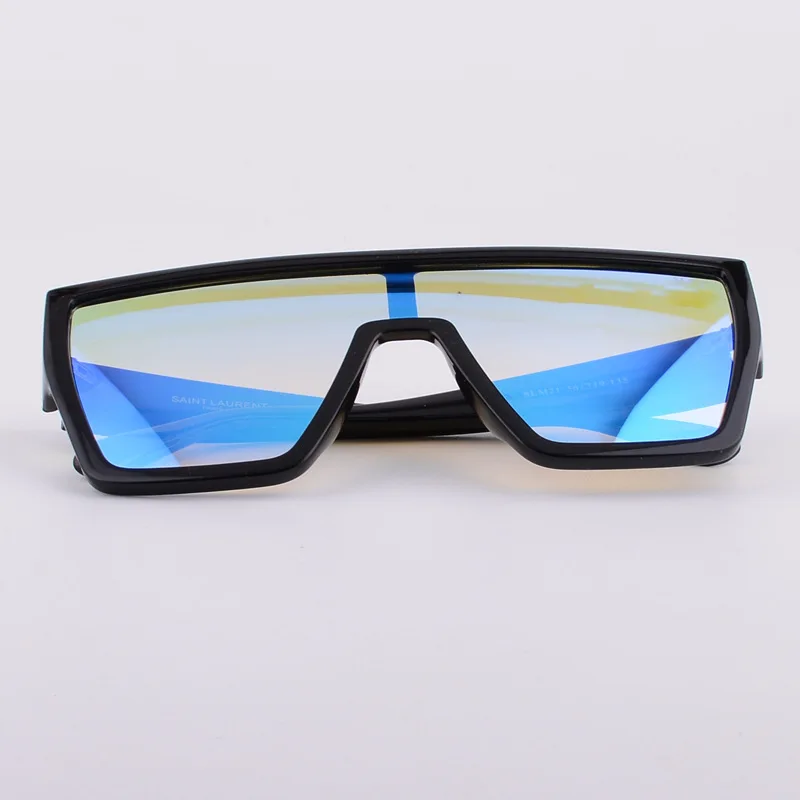 

Vintage Women's Sunglasses Luxury Brand Mirror Square Sun Glasses Female Men Eyewear Pink Black Punk Glasses UV400 oculos de sol