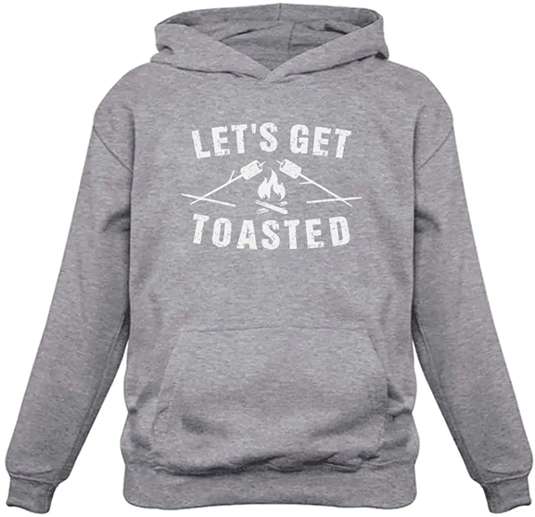 

Camping Gift Let's Get Toasted Funny Camping Women Men Hoodie