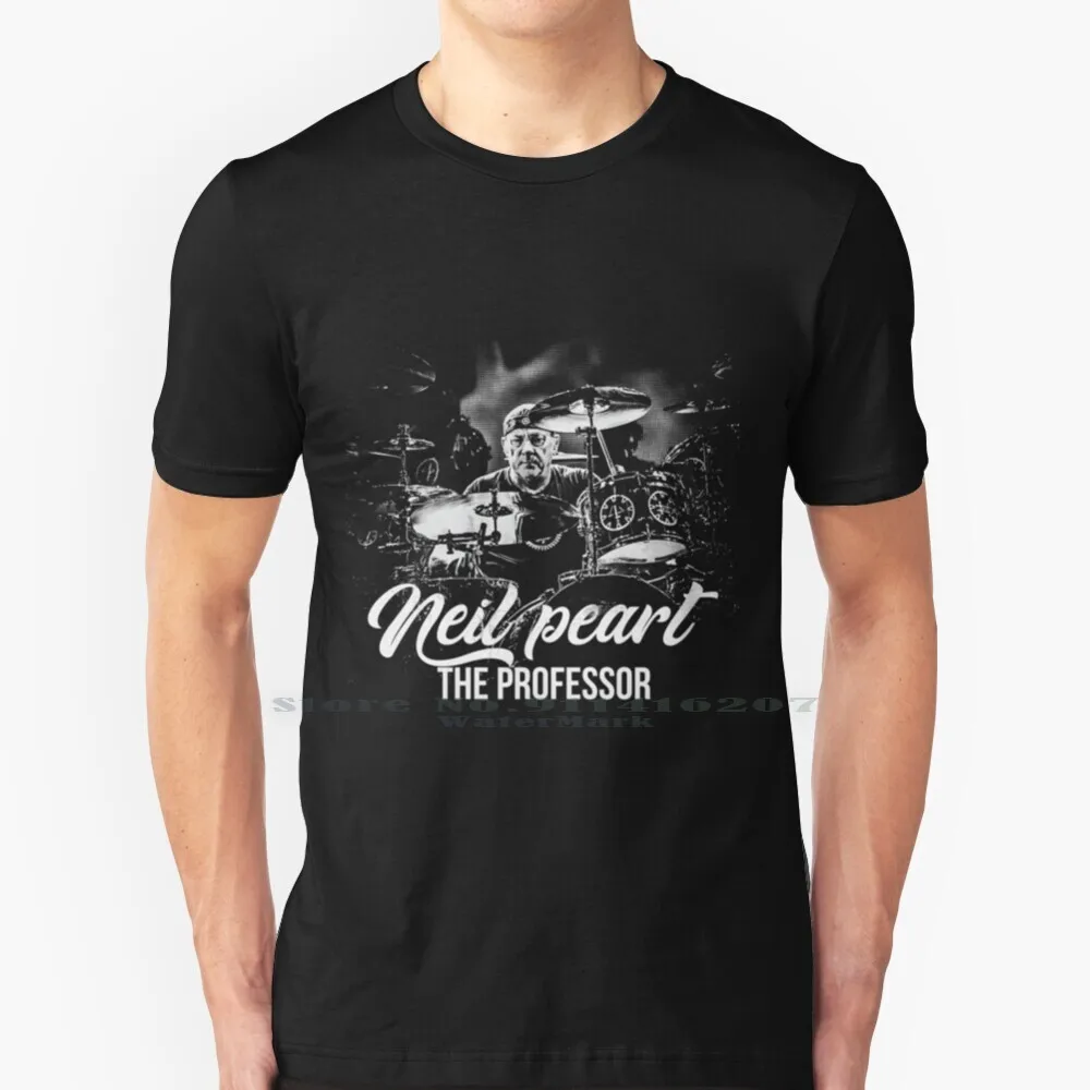 

Neil Peart The Professor Rush 1952-2020 Shirt T-Shirt T Shirt Cotton 6XL Neil Peart Drum Sets Neil Peart Drummer Rush Neil