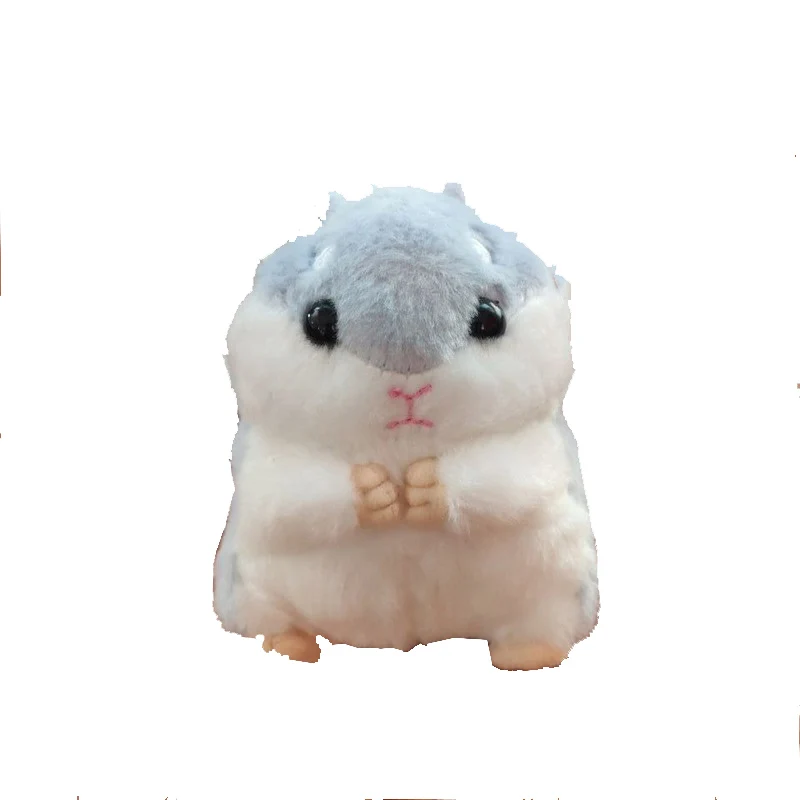 Новый 10 см длинный милый хомяк плюшевая кукла брелок игрушка|Плюшевые брелки| |