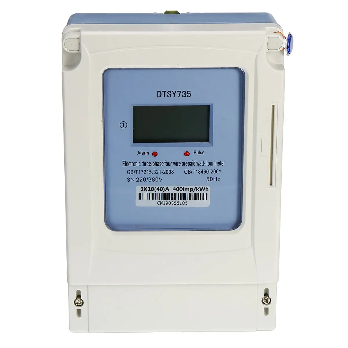 10 40A ZEAST 3 фазы 4-счетчик электроэнергии 3x220/380 V предоплаты энергии Электрический кард-метр ЖК-дисплей Подсветка цифровой Дисплей несколькими пользователями - Цвет: 10 40A