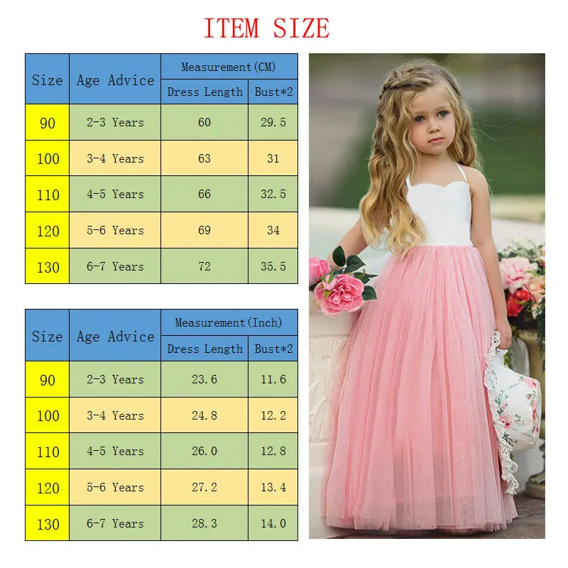 PUDCOCO Sweet Baby Girls Princess Formal Party Birthday Dress Wedding Prom Bridesmaid Tutu Halter Sundresses 2-7Y | Детская одежда и