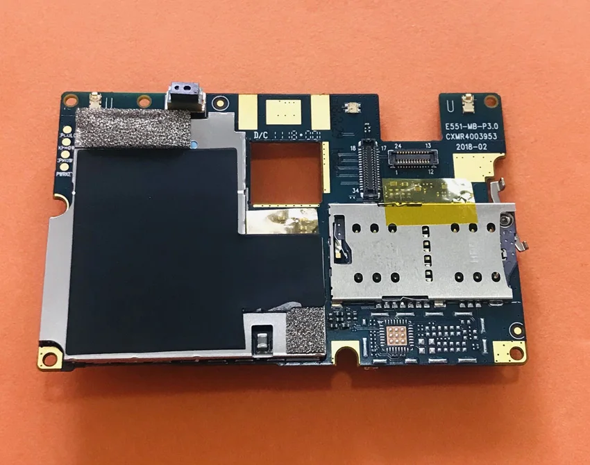 Оригинальная материнская плата 4G Оперативная память + 64G Встроенная для HOMTOM HT70