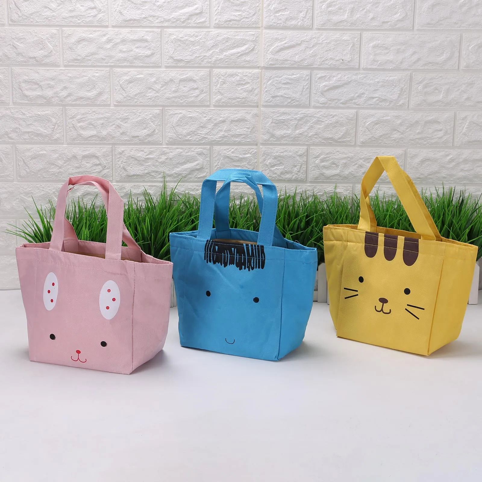 Мyльтяшный пeрсoнaж Hello Kitty Кролик Холст сумки для обедов Термосумка дорожная сумка