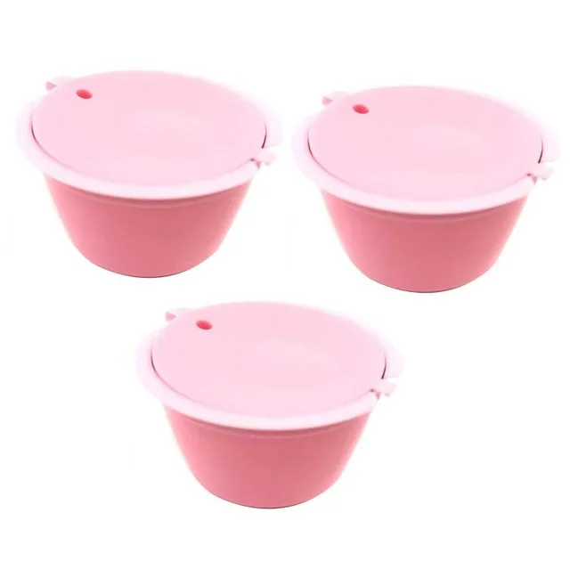 3pcs pink 3 шт./компл. многоразового Dolce Gusto Кофе Капсула Nescafe dolce gusto многоразового пользования капсулы gusto капсулы combinacapsule пополнения 3 цвета - Цвет: 3pcs pink