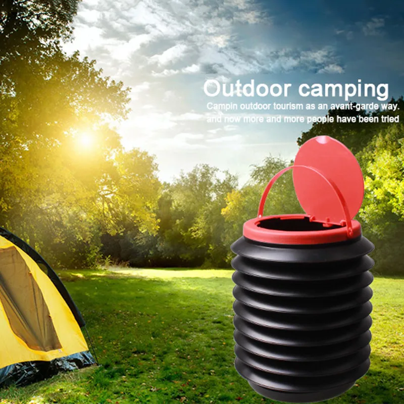 Портативное автомобильное складное ведро 4 л автомобильные аксессуары складная