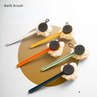bath brush bath shenji rub back brush long handle washtowel back soft hair shower brush mud rub supplies not recommended