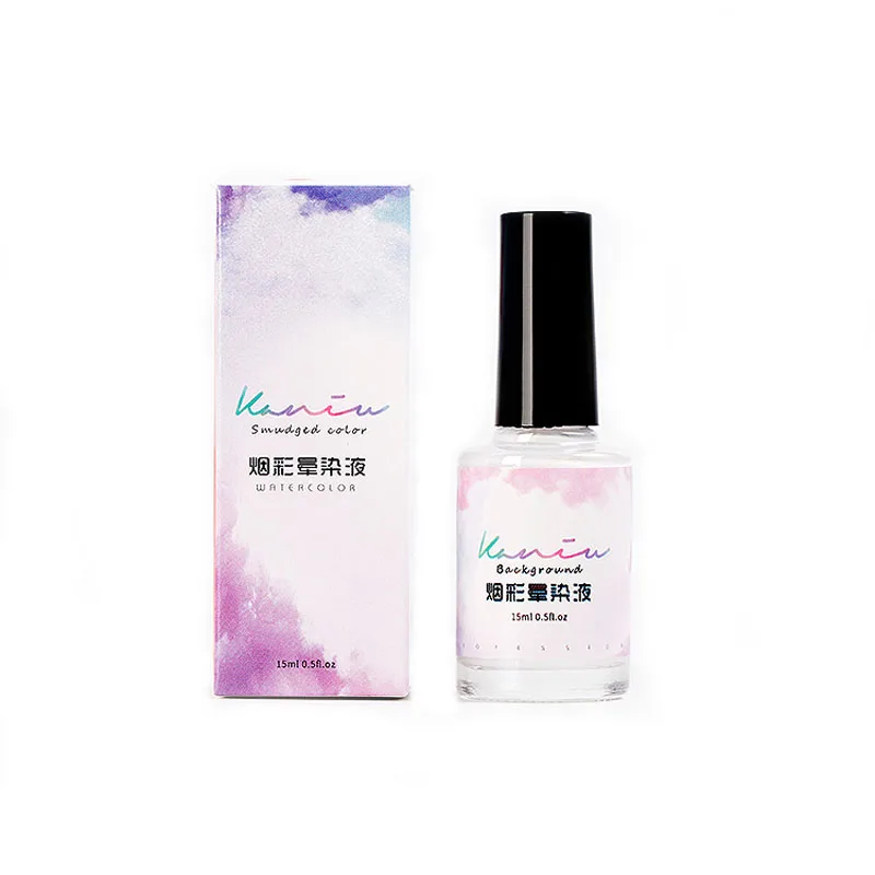 

Nails Art 15ml White Smudge Liquid Quick Dry No Need UV Lamp Blooming Liquid Functional Glue Easy Work