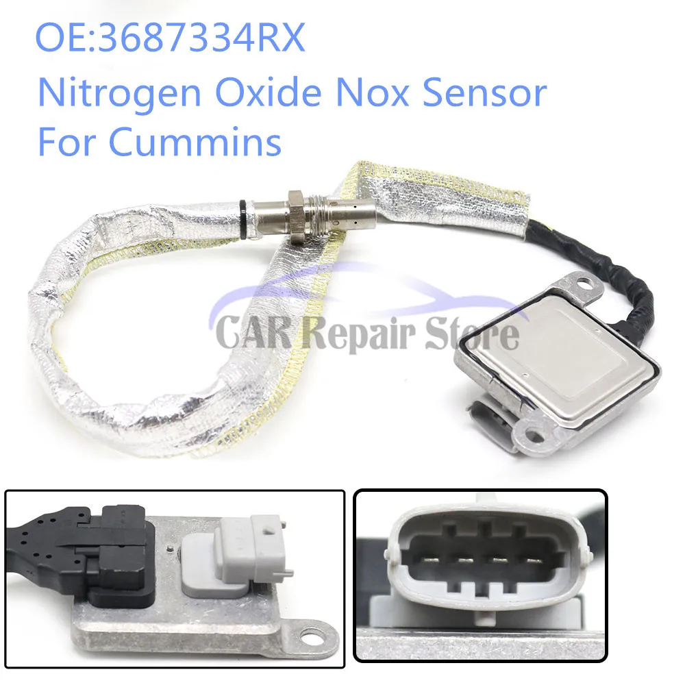 

NEW Nitrogen Oxide Nox Sensor Outlet 3687334RX OEM 3687334RX For Cummins 13-18 11.9L 15L ISX Free Shipping Direct Replacement