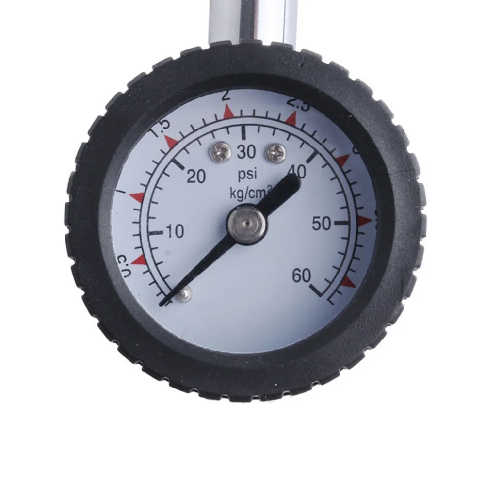 Автомобильный Автомобильный шиномонтажный Манометр 0-60 psi Dial Meter