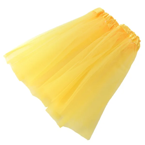 Yellow Современная балетная детская юбка для девочек; сказочная балетная пачка; красная летняя детская юбка-пачка принцессы для маленьких девочек - Цвет: Yellow