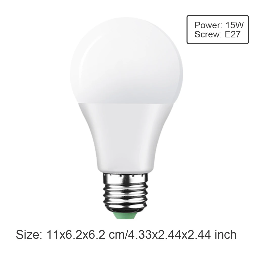 

Light Bulbs E27 LED Energy Saving Bright Non-dimmable 15W Warm E27 Edison Screw Lamp for LED Spotlight Table lamp Lamps light