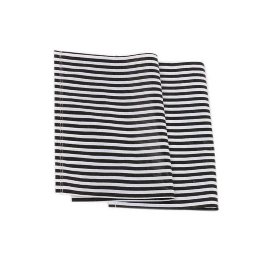 100 шт пластиковая черно-белая полосатая дизайнерская сумка-тоут с принтом зебры