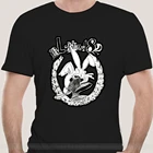 Футболка мужская хлопковая, модная рубашка, цвет морской волны, кролик, синяя, европейские размеры, для взрослых, лето 182