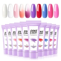poly uv nail gel 15ml extension acrylic gel for nail art jelly gel manicure supply poly polish nail gel glitter