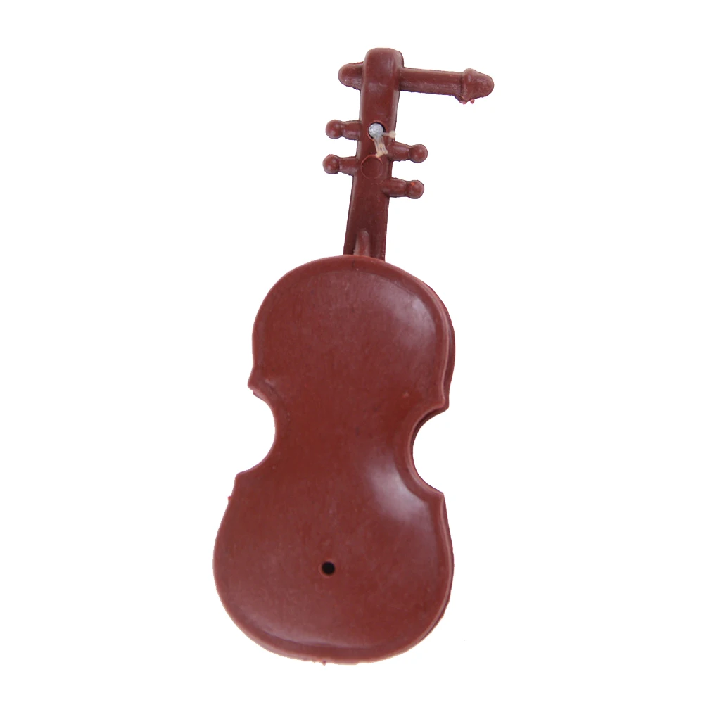 

Mini Violin With Support Miniature Wooden Musical Instruments Collection Decorative Ornaments Model Decoration Gifts Dollhouse