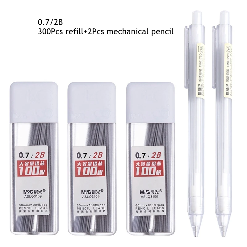 0.5/0.7mm Automatic Pencils Set HB/2B Refill Mechanical Pencil For Drawing Sketching Students School Supplies Cute Stationery images - 6