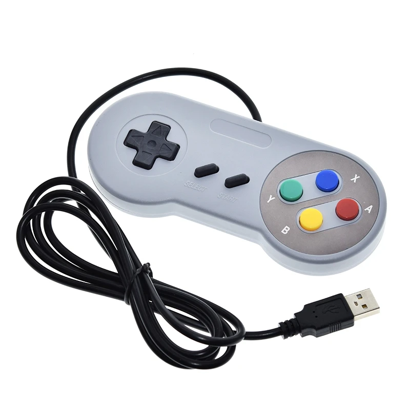 USB-джойстик для Nintendo SNES ПК MAC | Электронные компоненты и принадлежности