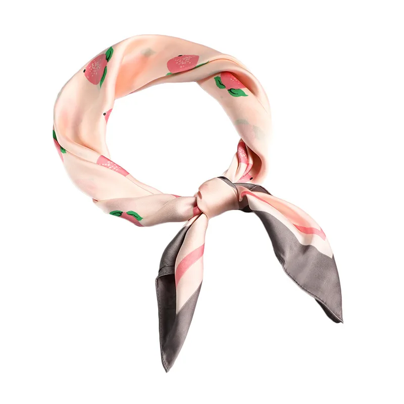 Новый стиль женский милый ретро-шарф с принтом маленький квадратный шарф