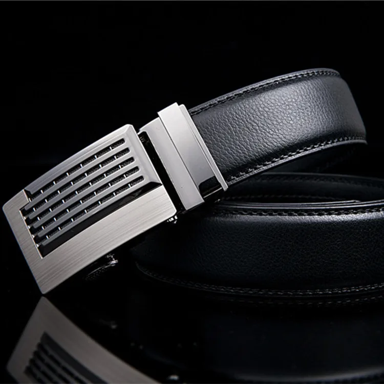 Мужской брендовый деловой ремень роскошный из натуральной кожи шириной 3 5 см