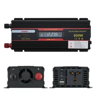 600w car power inverter dc 12v24v to ac 110v220v voltage converter short circuit protection auto adapter with lcd display