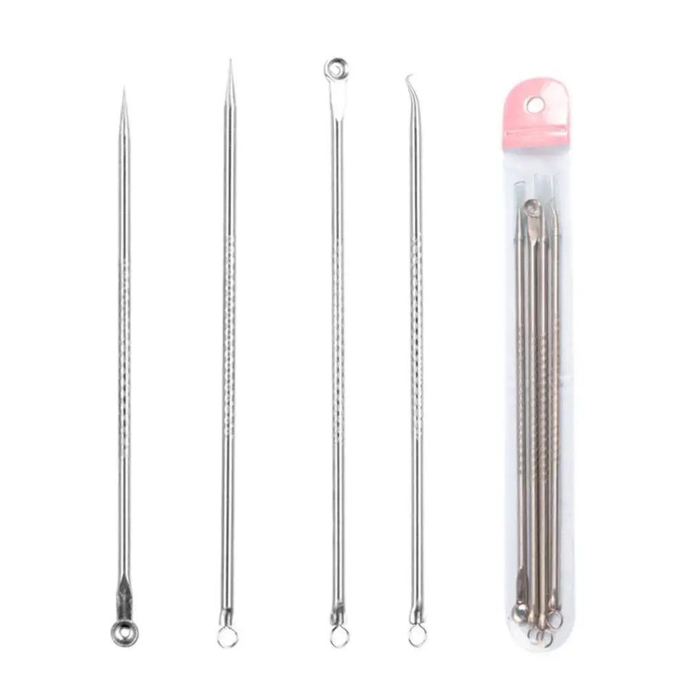 4 шт./компл. для удаления угрей акне иглы прыщей точечный инструмент камедонов