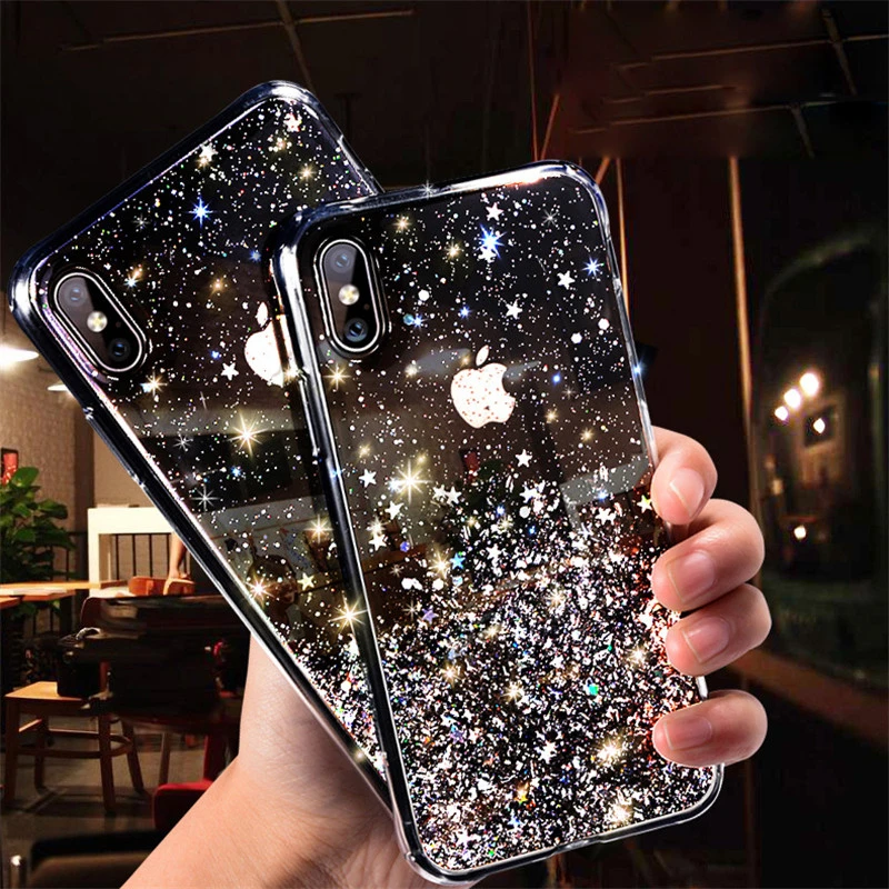 Блестящий чехол с блестками для Xiaomi Redmi 8A 8 7 7A 5A 4X Note 8T note 10 4 Pocophone F1 MI9 PRO MIX 2 3 MAX 5X