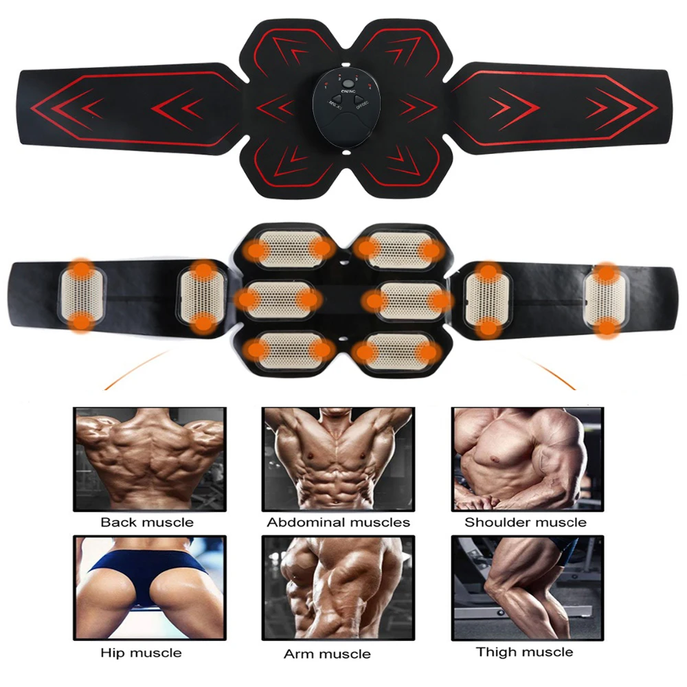 

Fitness Abdominal Muscle Trainer Sport Press Stimulator Gym Equipment training apparatus Home Electric Belly exercises Machine