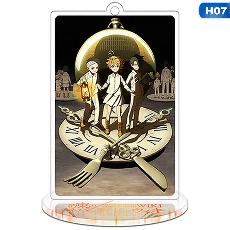 KEY4577H07 Аниме обещанный Neverland Yakusoku no Neverland Норман Рей Эмма Косплей стенд фигура акриловый брелок Шарм брелок подвеска - Цвет: KEY4577H07