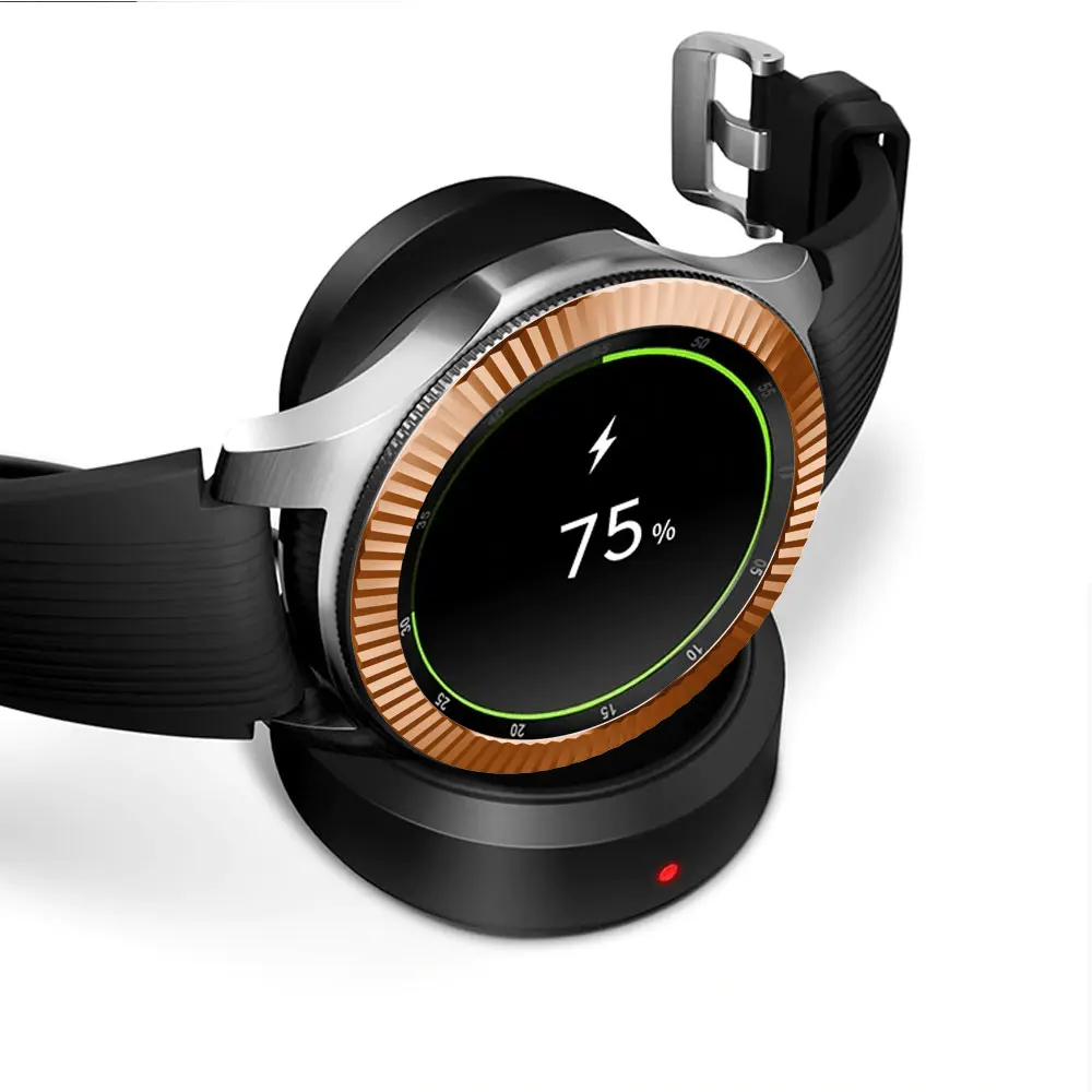 Металлический чехол с кольцом ободком для Samsung Galaxy Watch 42 мм/46 мм защитный рамкой Gear