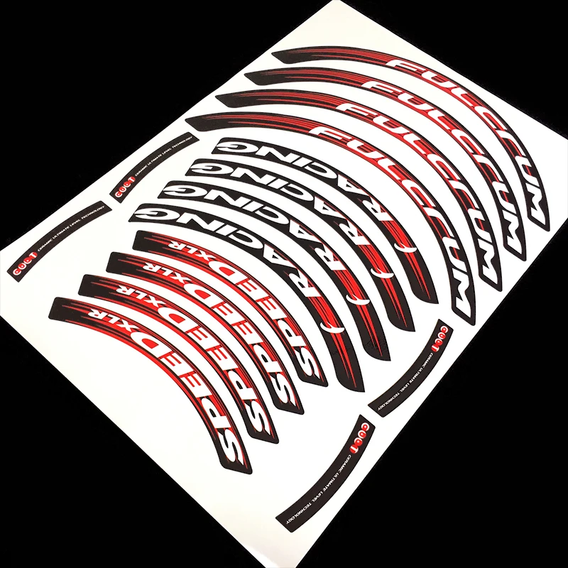 

fulcrum racing gynecological wheel XLR 50 wheel set sticker road car carbon knife ring rim custom Fu Kelong
