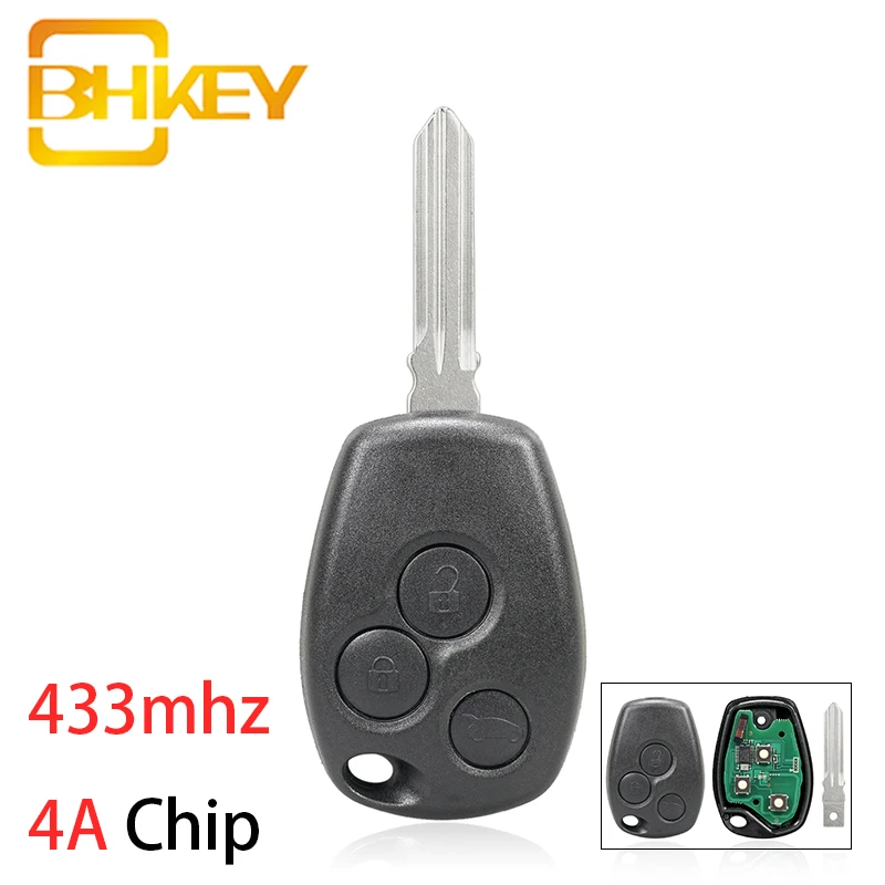 Дистанционный Автомобильный ключ для Renault Key 4A символ Dacia Duster Logan Sandero 2012 2013 2014 2015