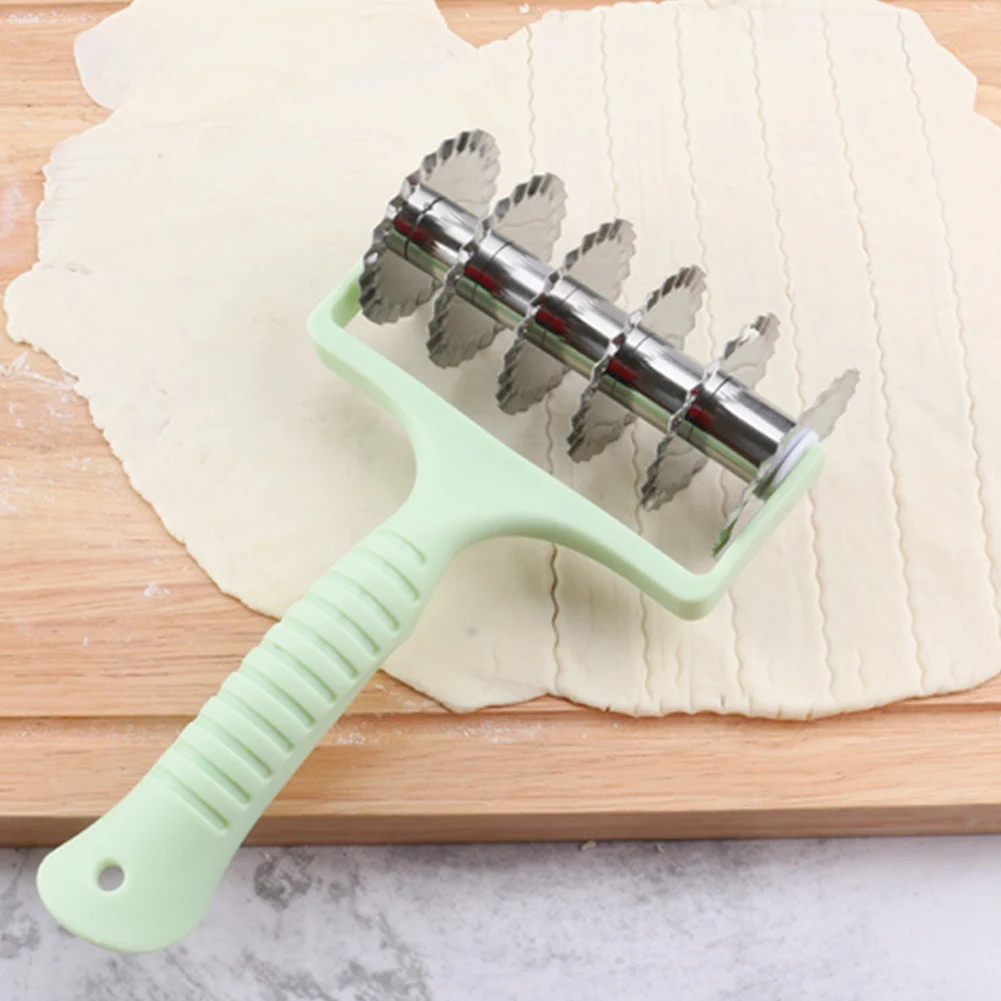 

Rolling Dough Cutter Stainless Steel Pizza Wheel Pasta Cookie Biscuit Scraper Slicer Fondant Cake Mold Baking Pastry Tools