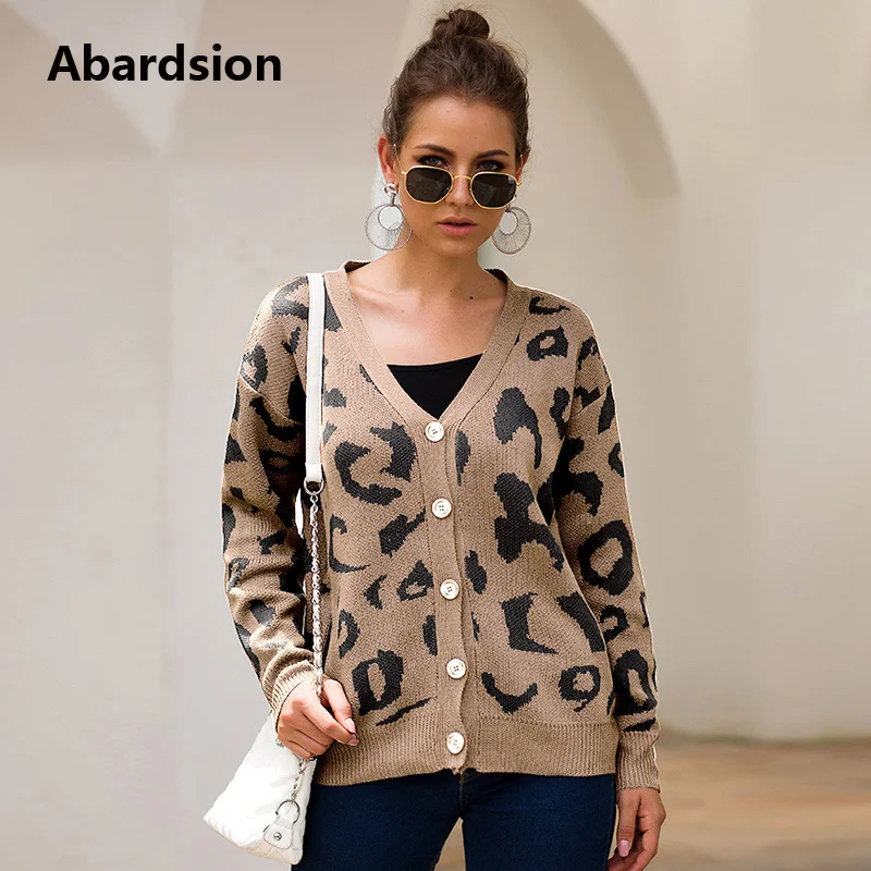 Женский вязаный кардиган Abardsion однобортный Кардиган с шалью на осень и зиму 2019| |