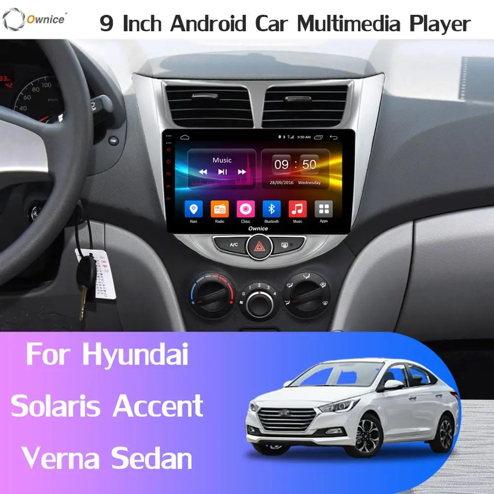 360 ° панорамный 4G Android 9 0 8Core 4 + 64G Автомобильный DVD мультимедиа для Hyundai Solaris Accent Verna
