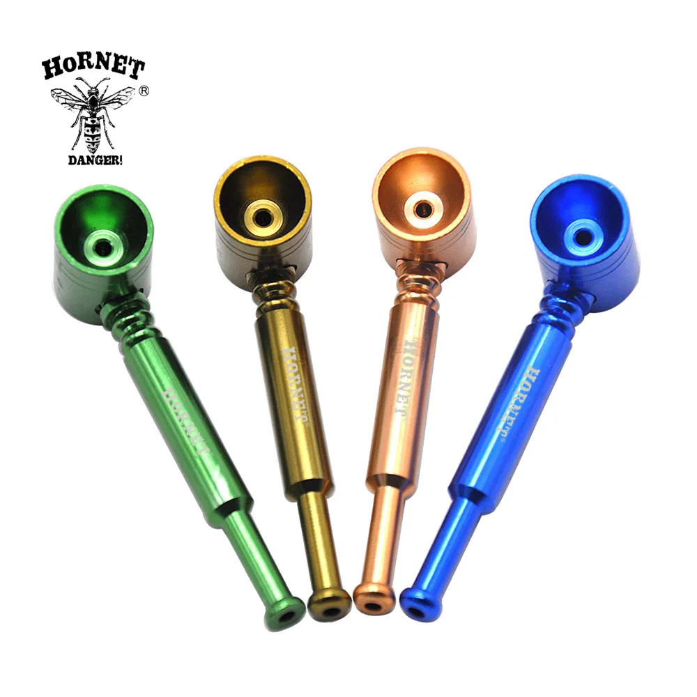 HORNET съемная металлическая трубка для курения с металлической чашей 91 мм