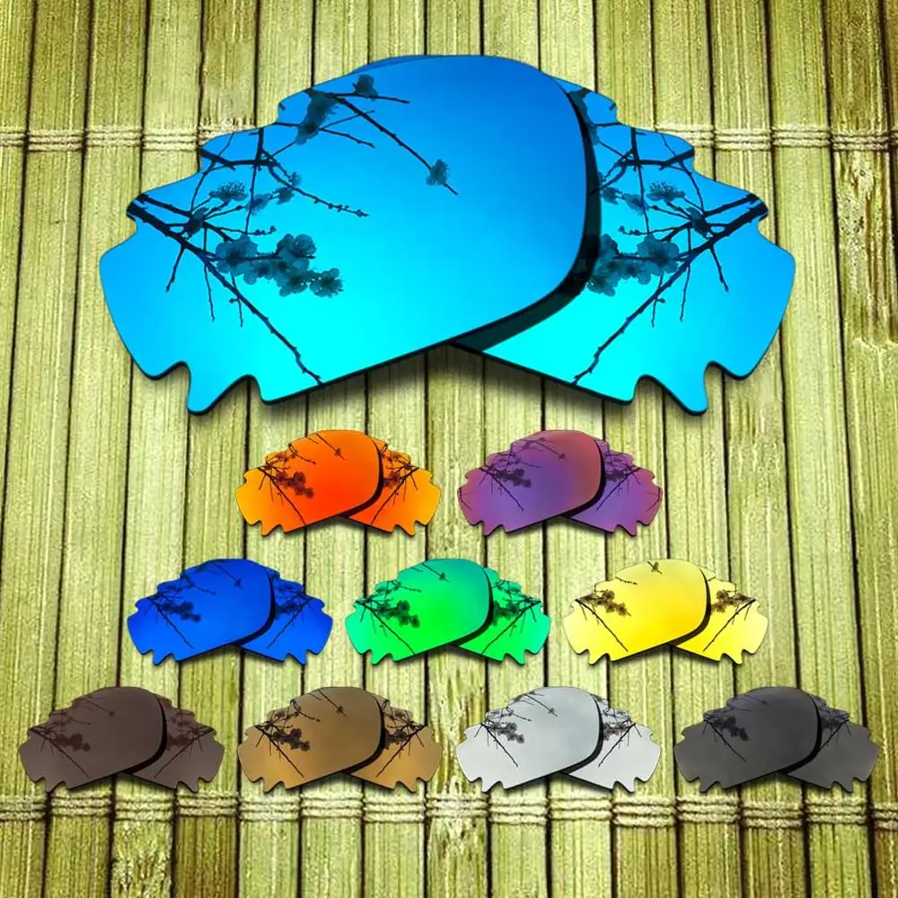 

Поляризованных Сменные линзы для-Oakley Jawbone оправа солнцезащитных очков с вентиляцией True цветной зеркальный покрытие-варианты