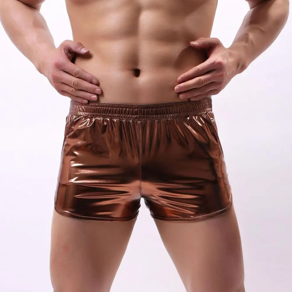

Sexy Popular Smooth Loose-fitting Boxer Briefs Male Men Underpants Hot Stamping Clubwear