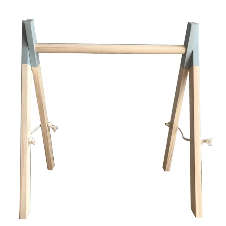 grey without toys Nordic украшение в детскую комнату игровой, для тренировок игрушки деревянная погремушка деревянный передвижной детская сенсорная игрушка подарок Младенческая вешалка для одежды аксессуары реквизит - Цвет: grey without toys