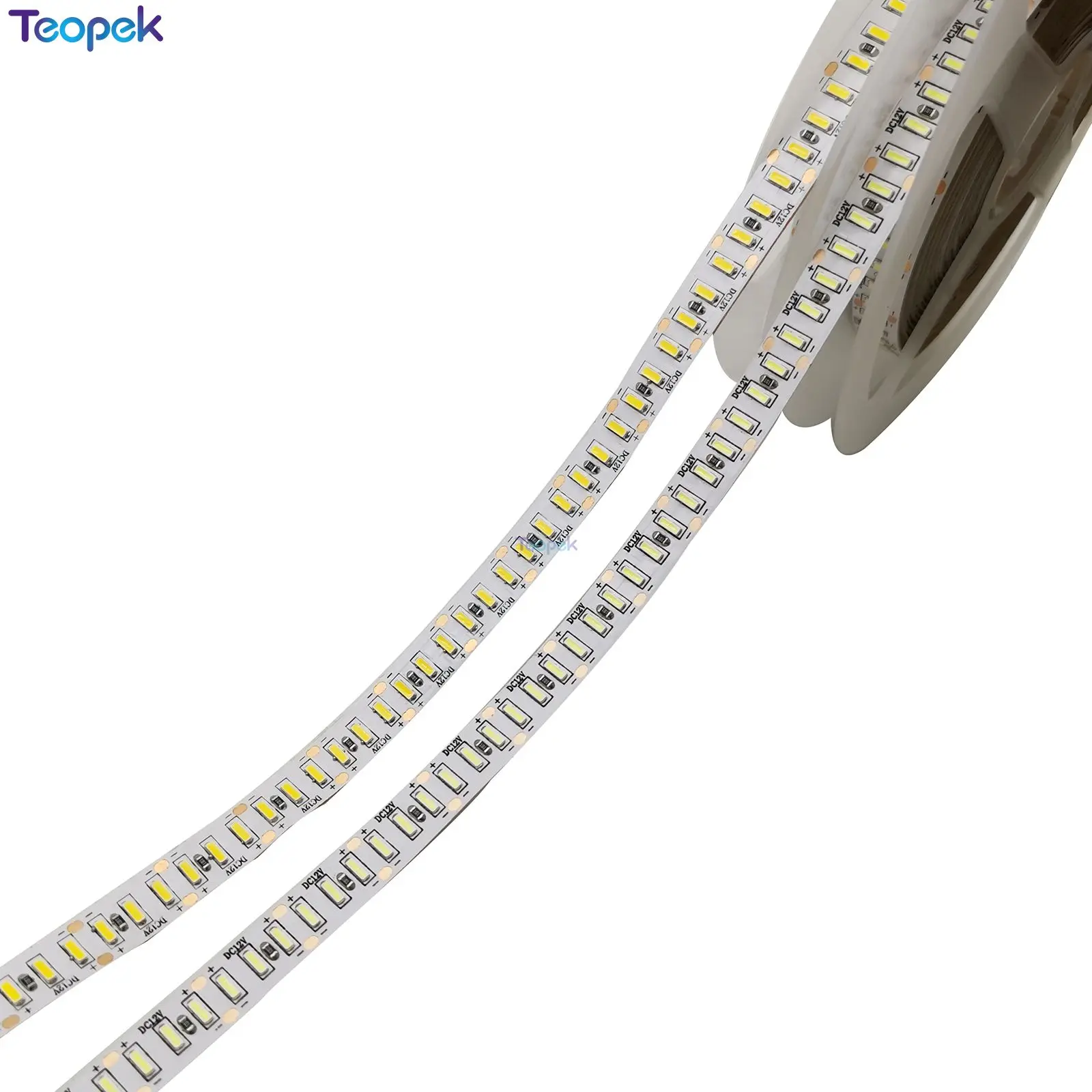 4014 SMD 204 светодиодный s/m светодиодный гибкий светильник 5 м 1020 светодиодный s лента DC12V веревочная лампа супер яркий холодный белый теплый белый не водонепроницаемый