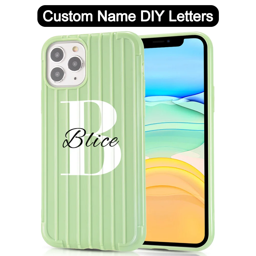 

Fashion Brand leather hard with box Phone Case For iPhone 12 11 Pro Max Mini XR XS MAX 8 X 7 SE Cover