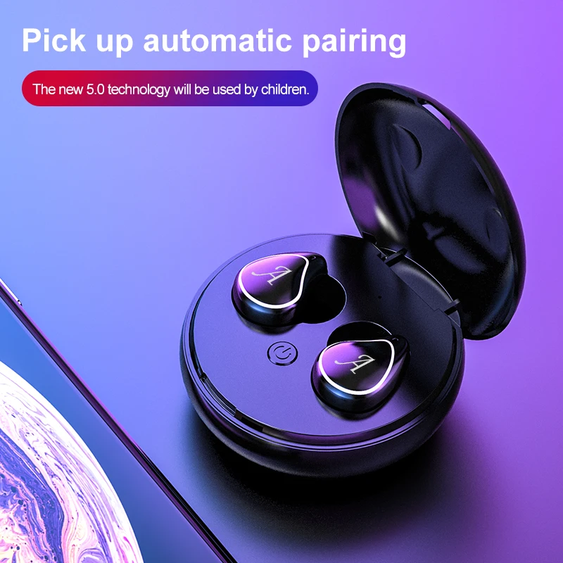 tws bluetooth 5 0 true wireless earphone mini cordless earbuds with mic handsfree airbuds for xiaomi iphone samsung free global shipping